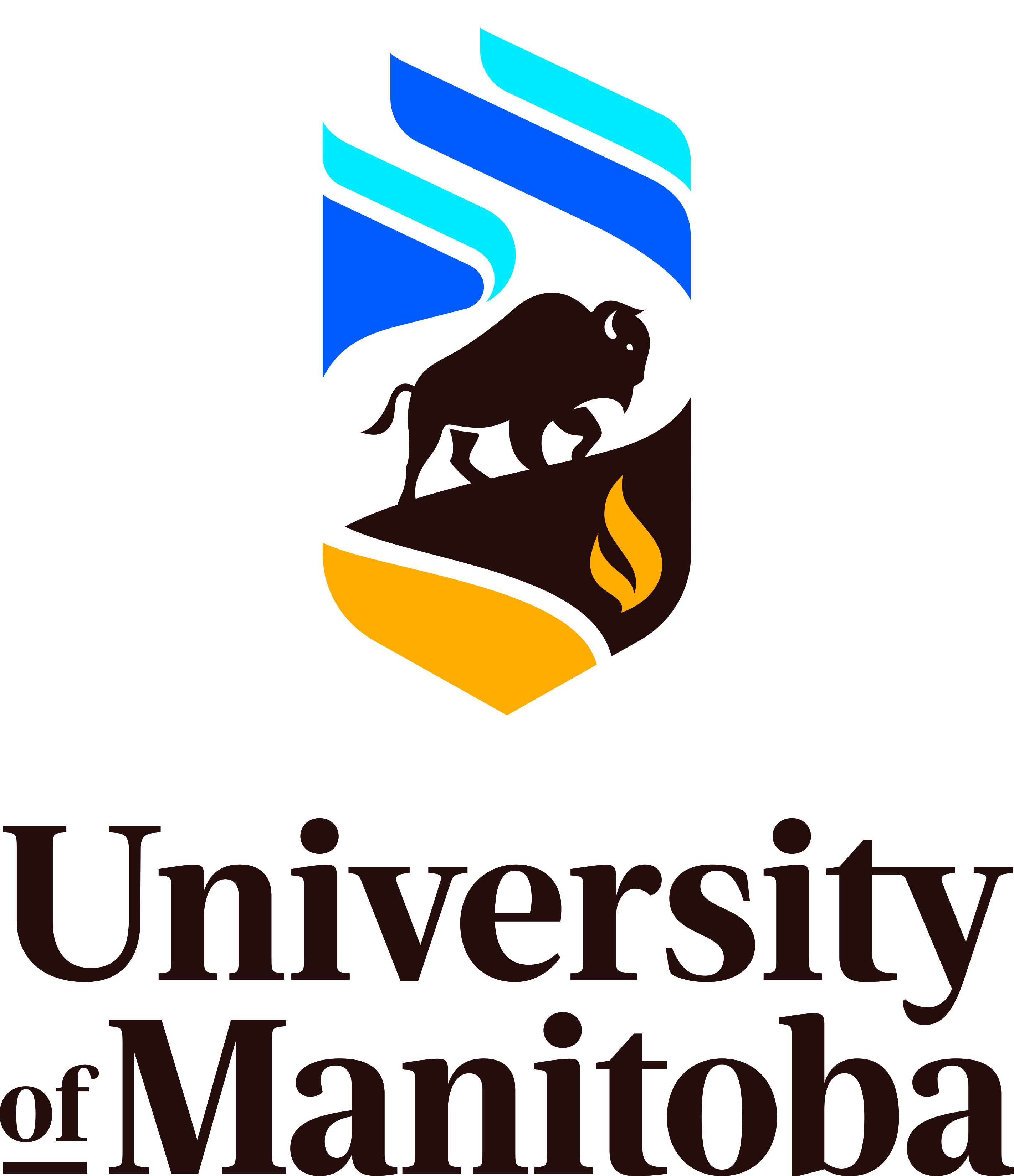 Um logo vertical cmyk
